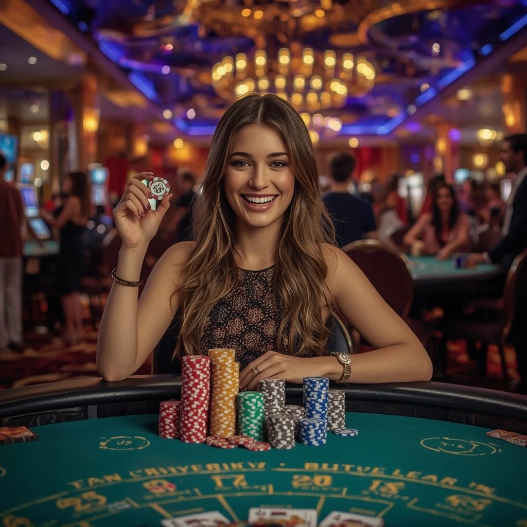 bonus dans les mains de l'homme au casino JOKER8 CASINO